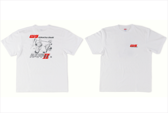 WB T-shirt RAPFIXⅡ white